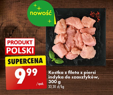 Kostka z fileta piersi indyka promocja