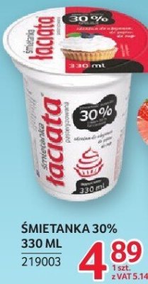Śmietanka Łaciate 30% 330ml promocja w Selgros