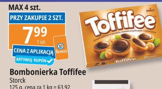 Bombonierka Toffifee promocja w Leclerc