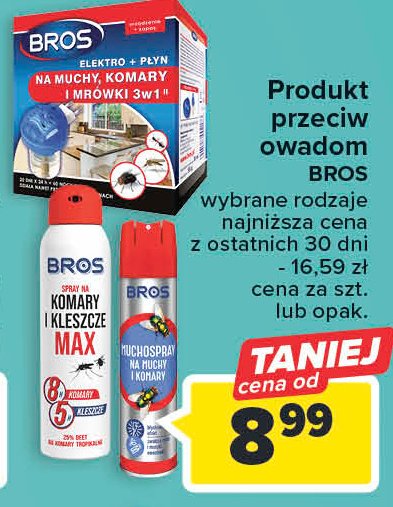 Urz膮dzenie elektryczne + p艂yn na komary Bros promocja