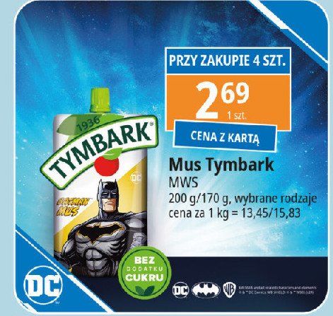 Mus batman Tymbark promocja