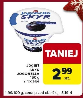 Jogurt Skyr JOGOBELLA promocja w Carrefour Express