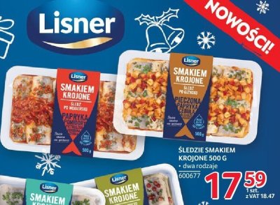 Śledzie smakiem krojone dwa rodzaje promocja w Selgros