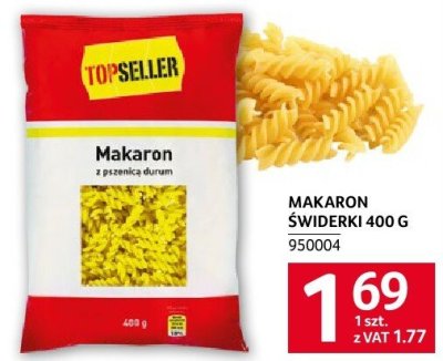 Makaron świderki 400 g promocja w Selgros