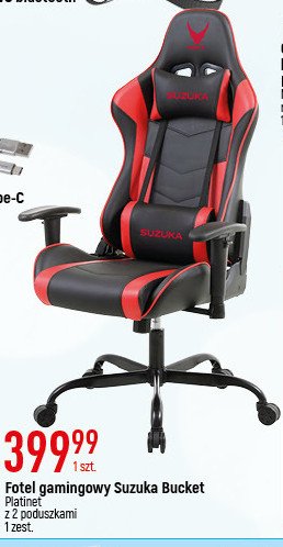 Krzesło gamingowe suzuka Platinet promocja w Jysk