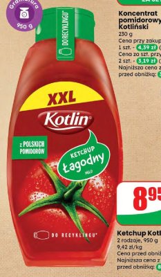 Ketchup łagodny promocja w Dino