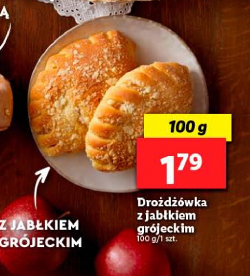 Drożdżówka z jabłkiem grójeckim promocja