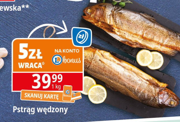 Pstrąg wędzony promocja w Leclerc