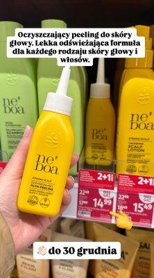 Oczyszczający płyn-peeling STRONG SCALP promocja w Rossmann