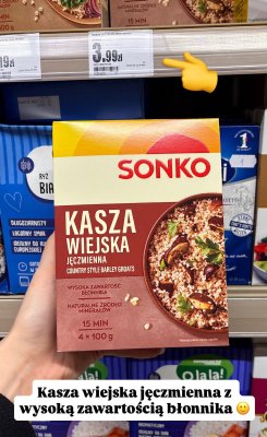 Kasza wiejska jęczmienna  promocja w Intermarche