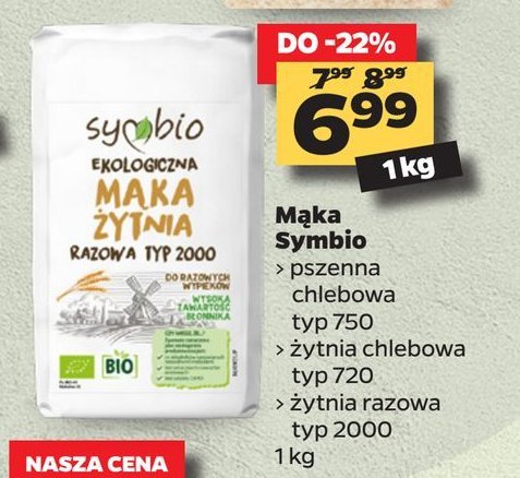 M膮ka 偶ytnia jasna typ 720 Symbio promocja