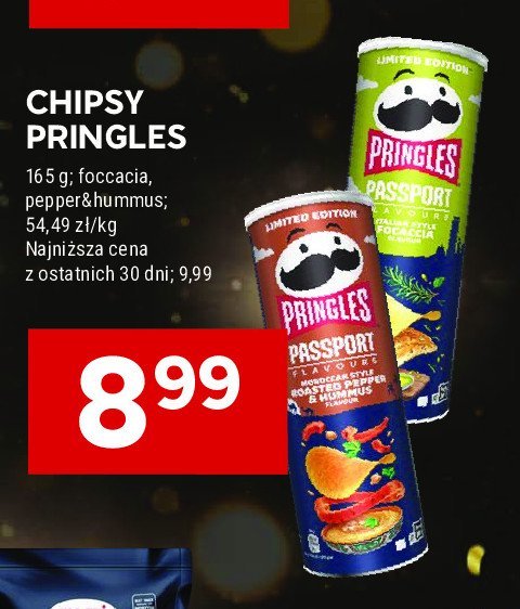 Chipsy foccacia Pringles promocja w Stokrotka