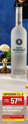 Wódka Adam Mickiewicz 40%, 1 l promocja w Biedronka