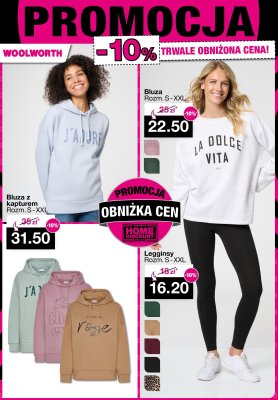 Bluza z kapturem Rozm. S-XXL promocja w Woolworth