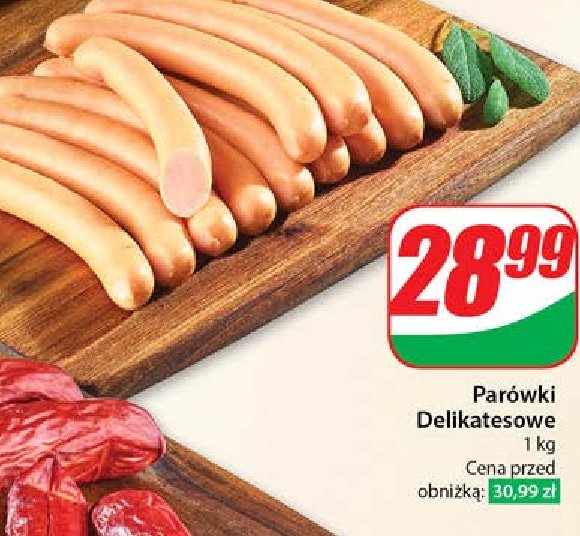 Parówki delikatesowe Agro rydzyna promocja