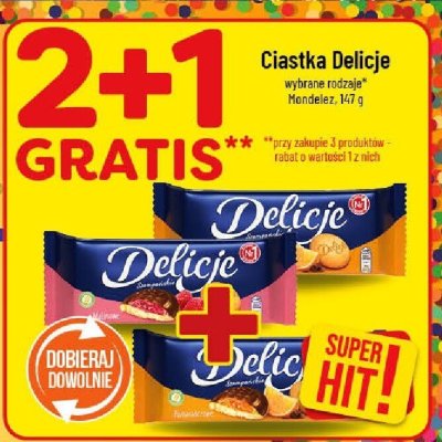 Ciastka Delicje Mondelez promocja w POLOmarket