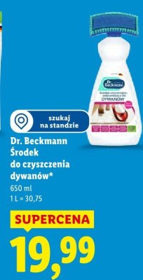 Środek do czyszczenia dywanów promocja w Lidl