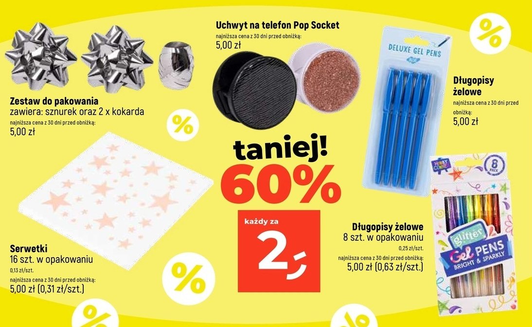 Uchwyt na telefon pop socket promocja