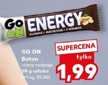 Baton proteinowy orzechowo-karmelowy Sante go on! energy promocja w Kaufland