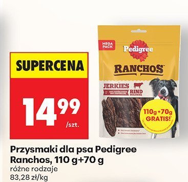 Przysmaki dla psa Ranchos różne rodzaje promocja w Biedronka