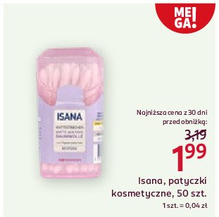 Patyczki kosmetyczne travel box Isana promocja