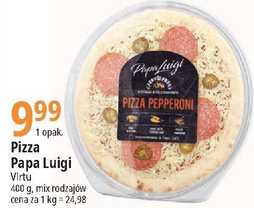 Pizza pepperoni Papa luigi promocja