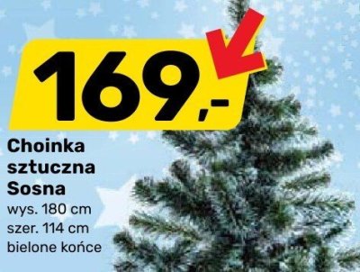 Choinka sztuczna Sosna promocja w Bricomarche