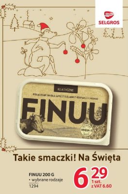 Margaryna Finuu 200g promocja w Selgros