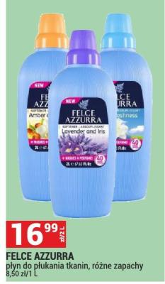 Płyn do płukania FELCE AZZURRA iKanin, różne zapachy 0,50 zł/1 L promocja w Merkury Market