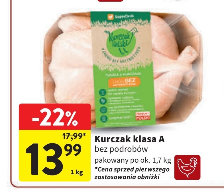 Kurczak sielski Superdrob promocja w Intermarche