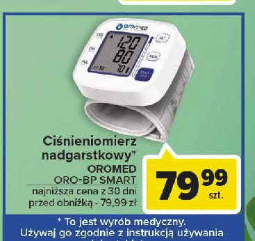 Ci艣nieniomierz oro-bp smart OROMED promocja