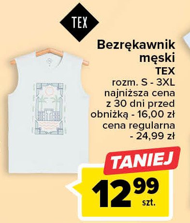 Bezrękawnik męski s-3xl Tex promocja