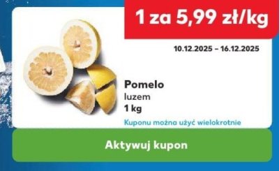 Pomelo luzem promocja w Kaufland