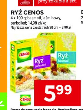 Ryż basmati Cenos promocja