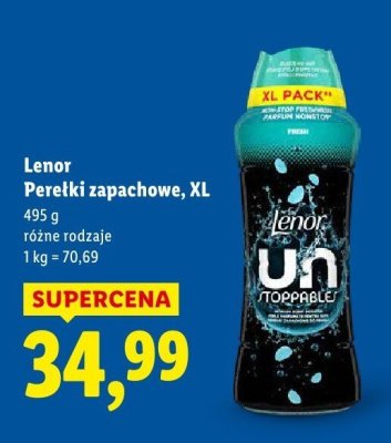 Perełki zapachowe XL Lenor promocja w Lidl