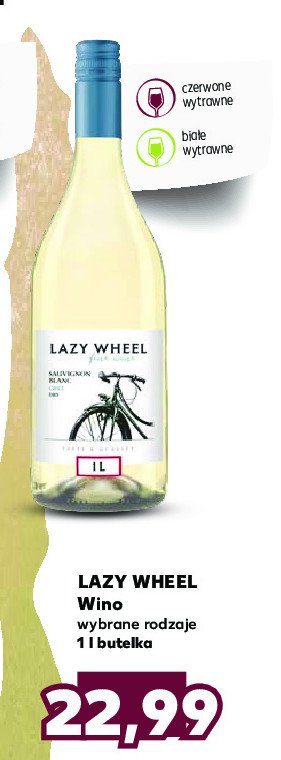 Wino LAZY WHEEL SAUVIGNON BLANC promocja