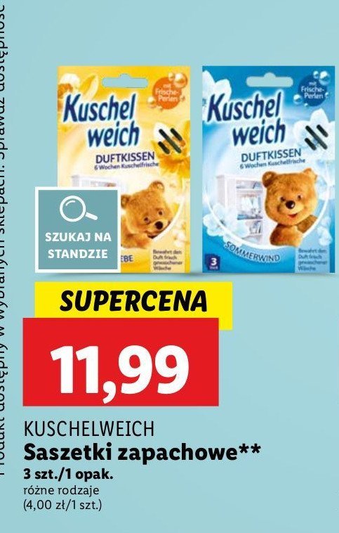 Saszetki zapachowe summer love Kuschelweich promocja