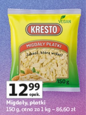 Migdały płatki Kresto 150 g promocja w Auchan