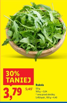 Rukola 125 g Lidl promocja w Lidl