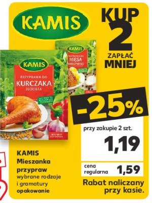 Przyprawa do kurczaka złocista Kamis promocja
