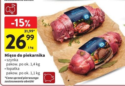 Mięso do piekarnika szynka Intermarche promocja w Intermarche