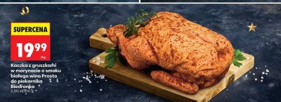 Kaczka z gruszkami w marynacie o smaku białego wina Prosto do piekarnika promocja w Biedronka