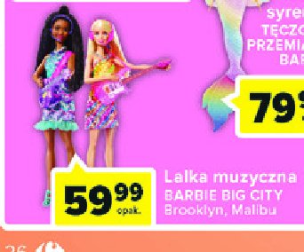 Lalka barbie big city malibu Mattel promocja