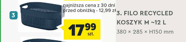 Koszyk filo 12 l Curver promocja