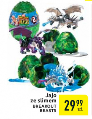 Jajko ze slimem Breakout beasts promocja