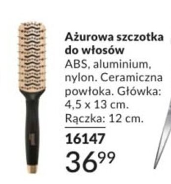 Ażurowa szczotka do włosów AVON promocja w AVON