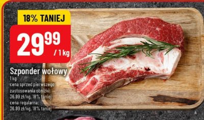 Szynka szponder wołowy promocja w POLOmarket