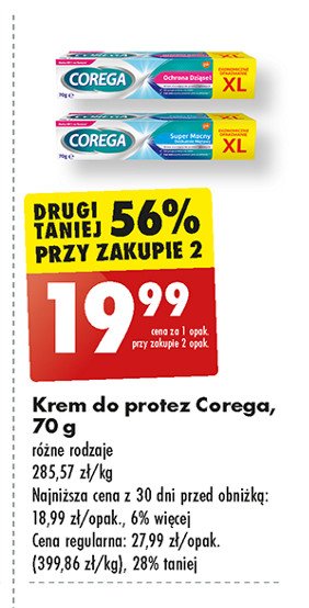 Krem mocujący do protez Corega super mocny promocja