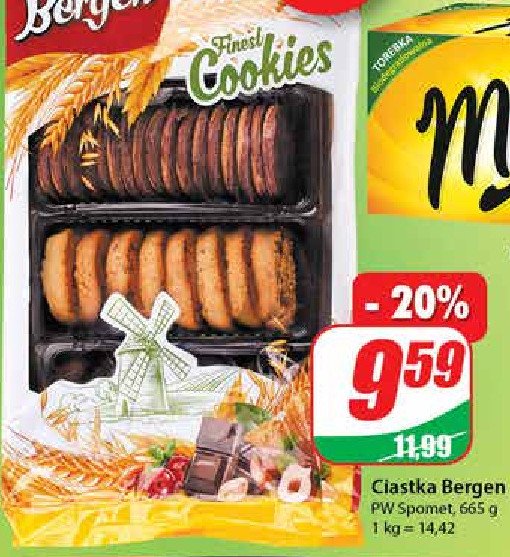 Ciastka Bergen promocja w Żabka
