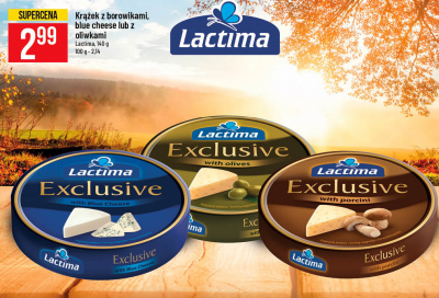 Ser topiony blue cheese Lactima exclusive promocja